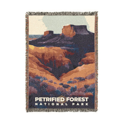 Petrified Forest National Park Woven Blanket | S20