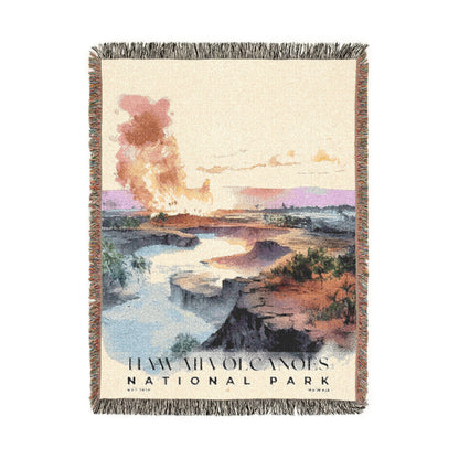 Hawaii Volcanoes National Park Woven Blanket | S04