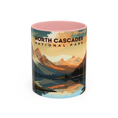 North Cascades National Park Mug | Accent Coffee Mug (11, 15oz)