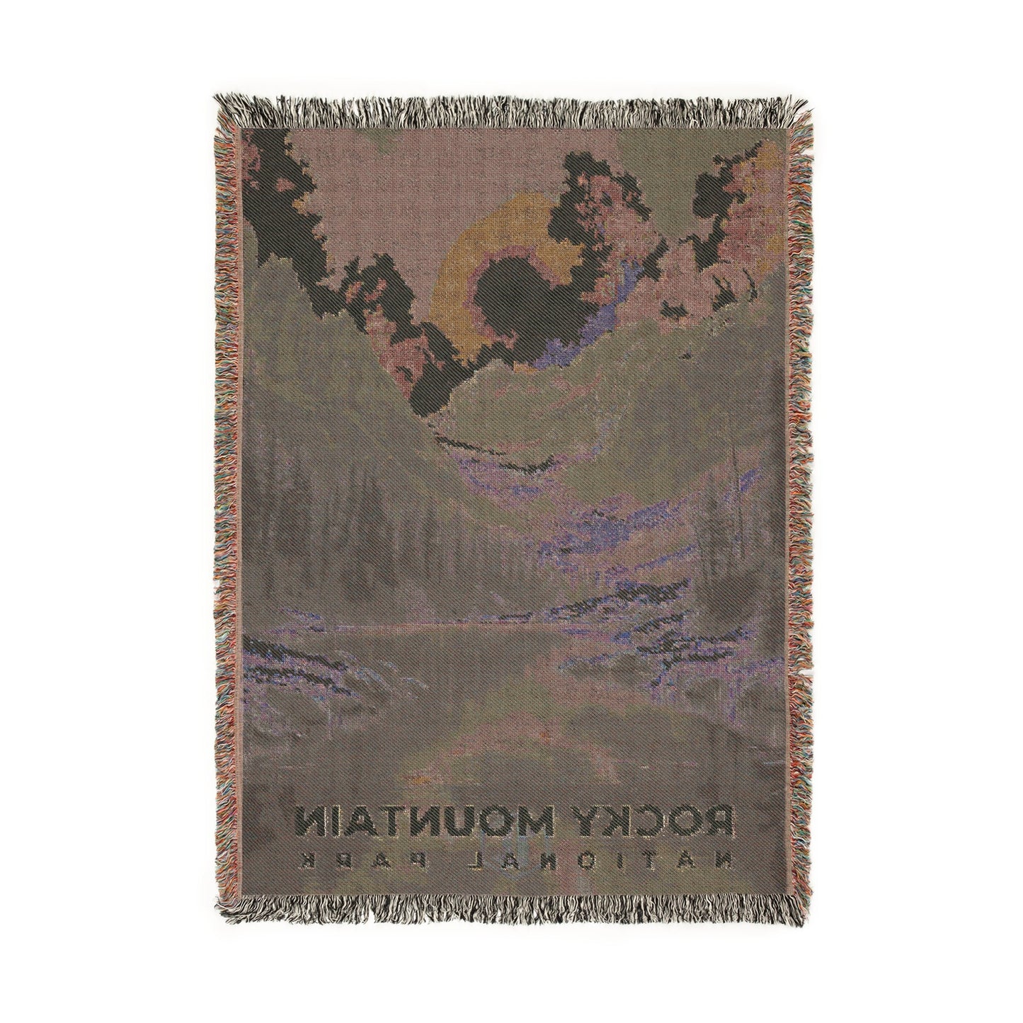 Rocky Mountain National Park Woven Blanket | S13