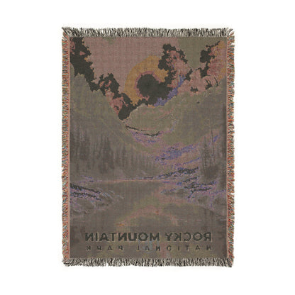 Rocky Mountain National Park Woven Blanket | S13