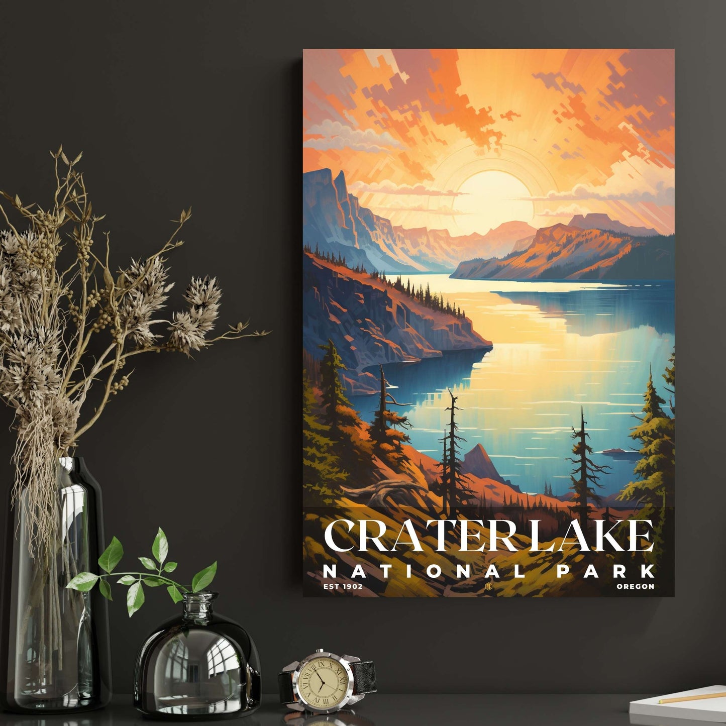 Crater Lake National Park Poster | S06