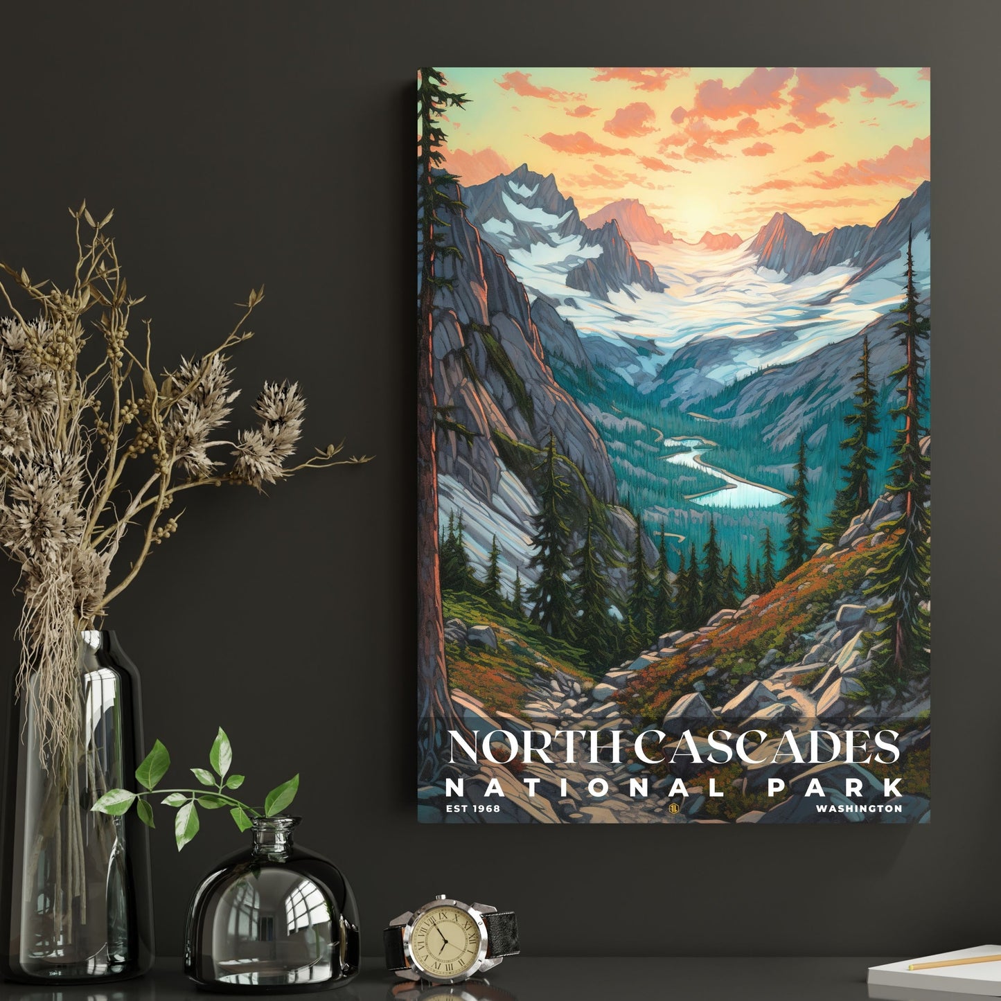 North Cascades National Park Poster | S02