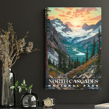 North Cascades National Park Poster | S02