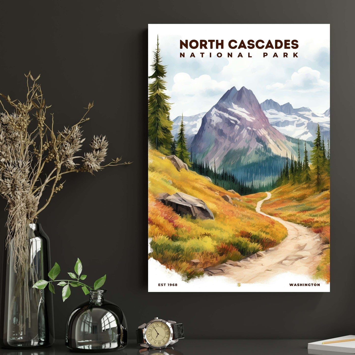 North Cascades National Park Poster | S08