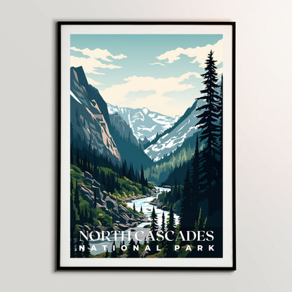 North Cascades National Park Poster | S01