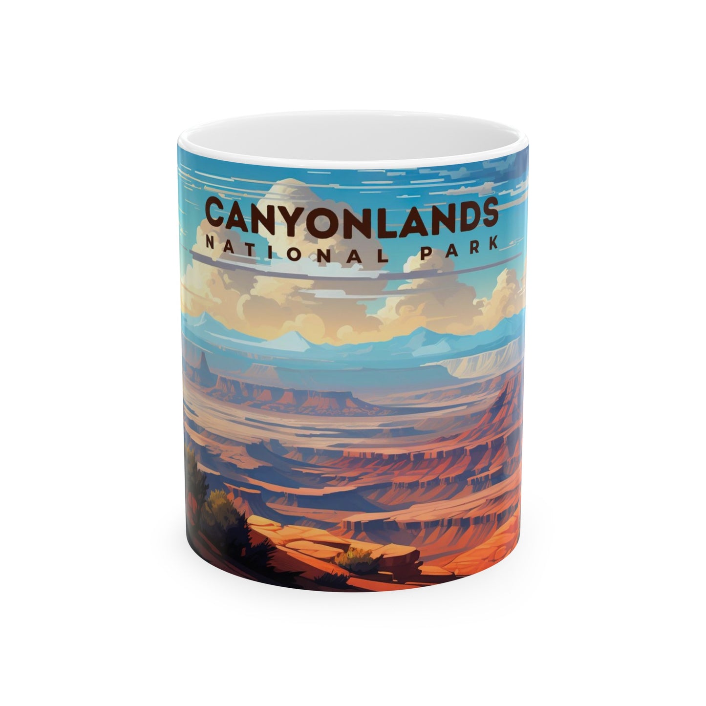 Canyonlands National Park Mug | White Ceramic Mug (11oz, 15oz)