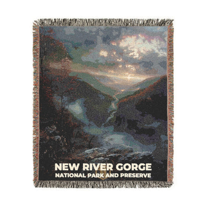 New River Gorge National Park Woven Blanket | S12