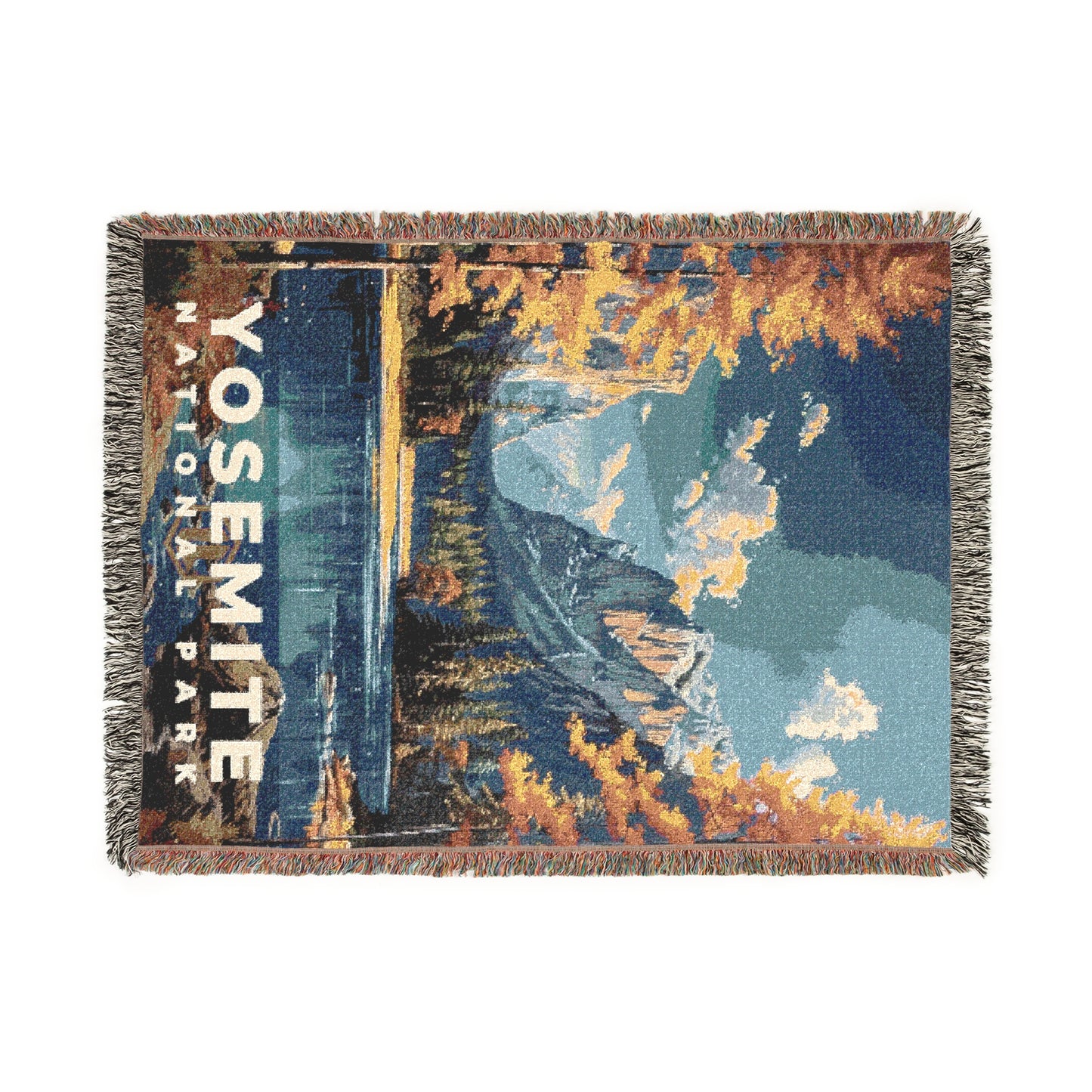 Yosemite National Park Woven Blanket | S16