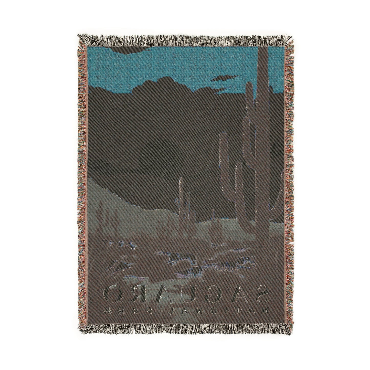Saguaro National Park Woven Blanket | S01