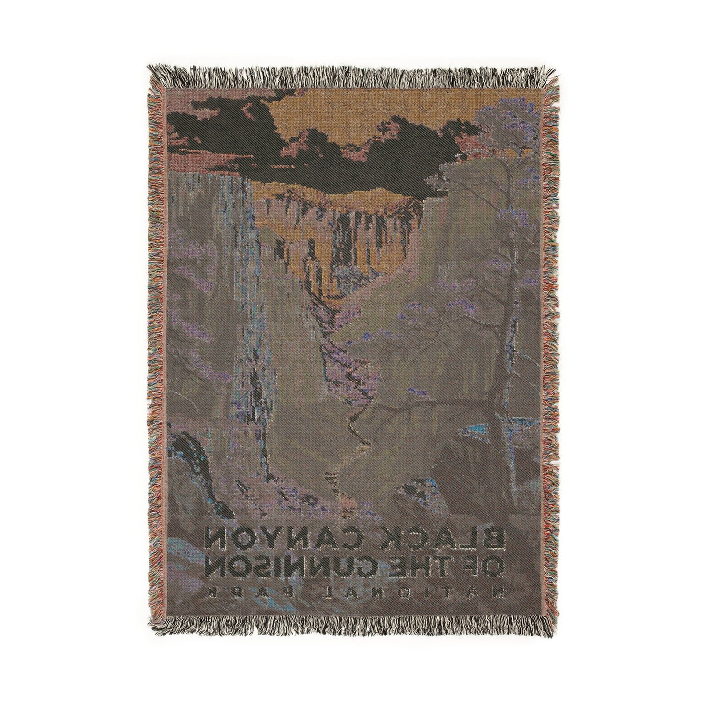 Black Canyon of the Gunnison National Park Woven Blanket | S11
