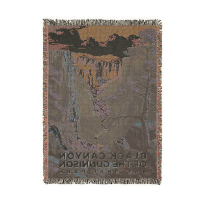 Black Canyon of the Gunnison National Park Woven Blanket | S11