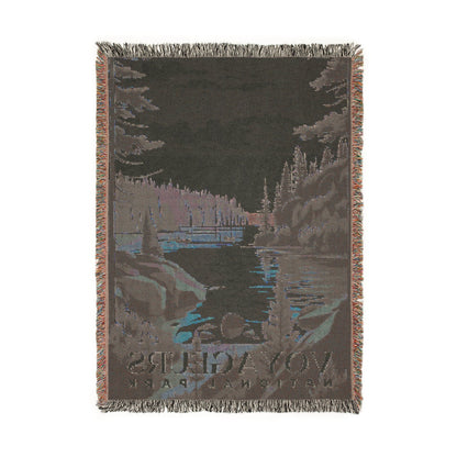 Voyageurs National Park Woven Blanket | S01