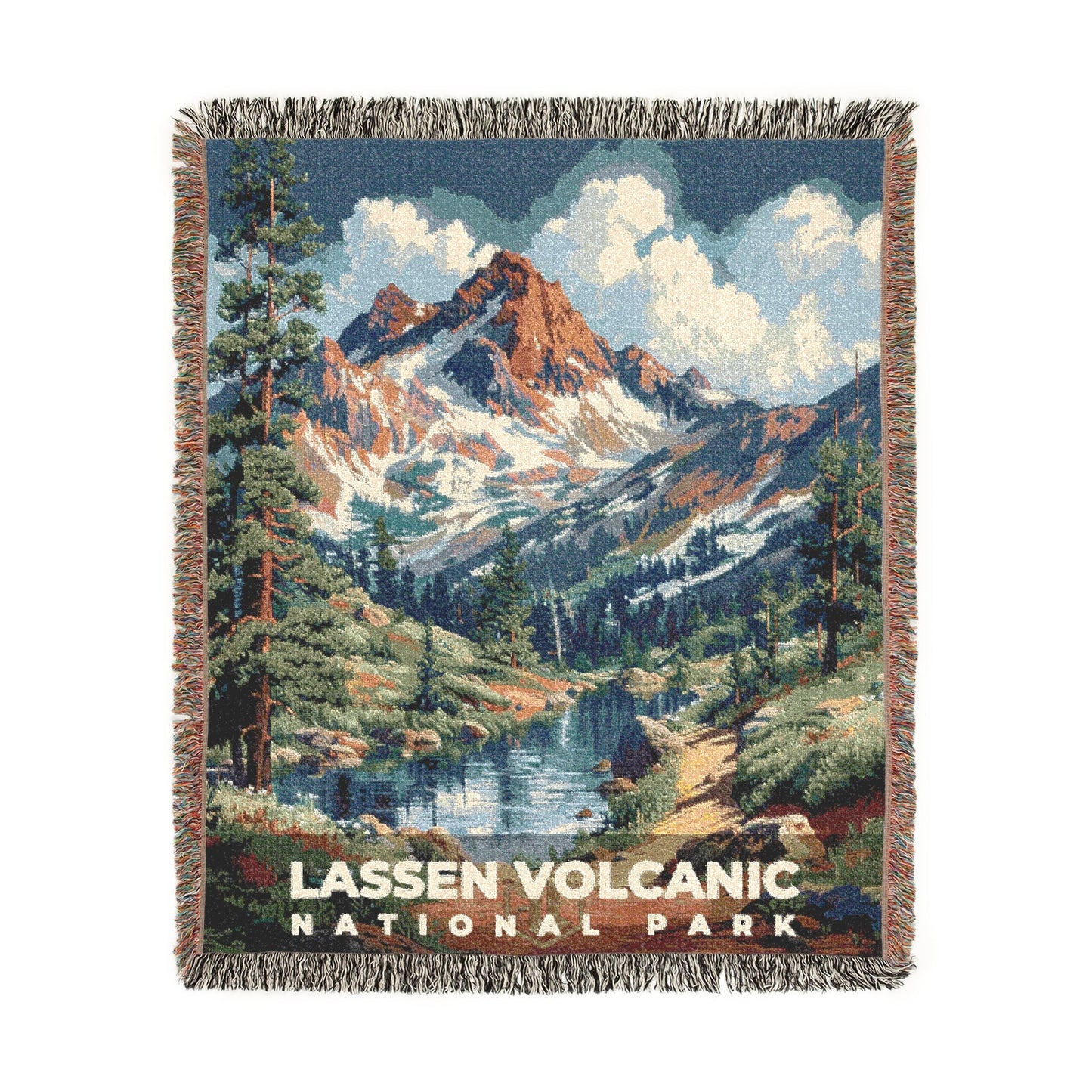 Lassen Volcanic National Park Woven Blanket | S18