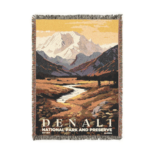 Denali National Park Woven Blanket | S03