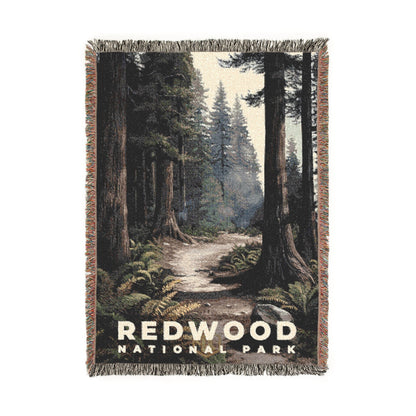 Redwood National Park Woven Blanket | S17