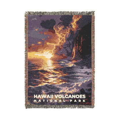 Hawaii Volcanoes National Park Woven Blanket | S18