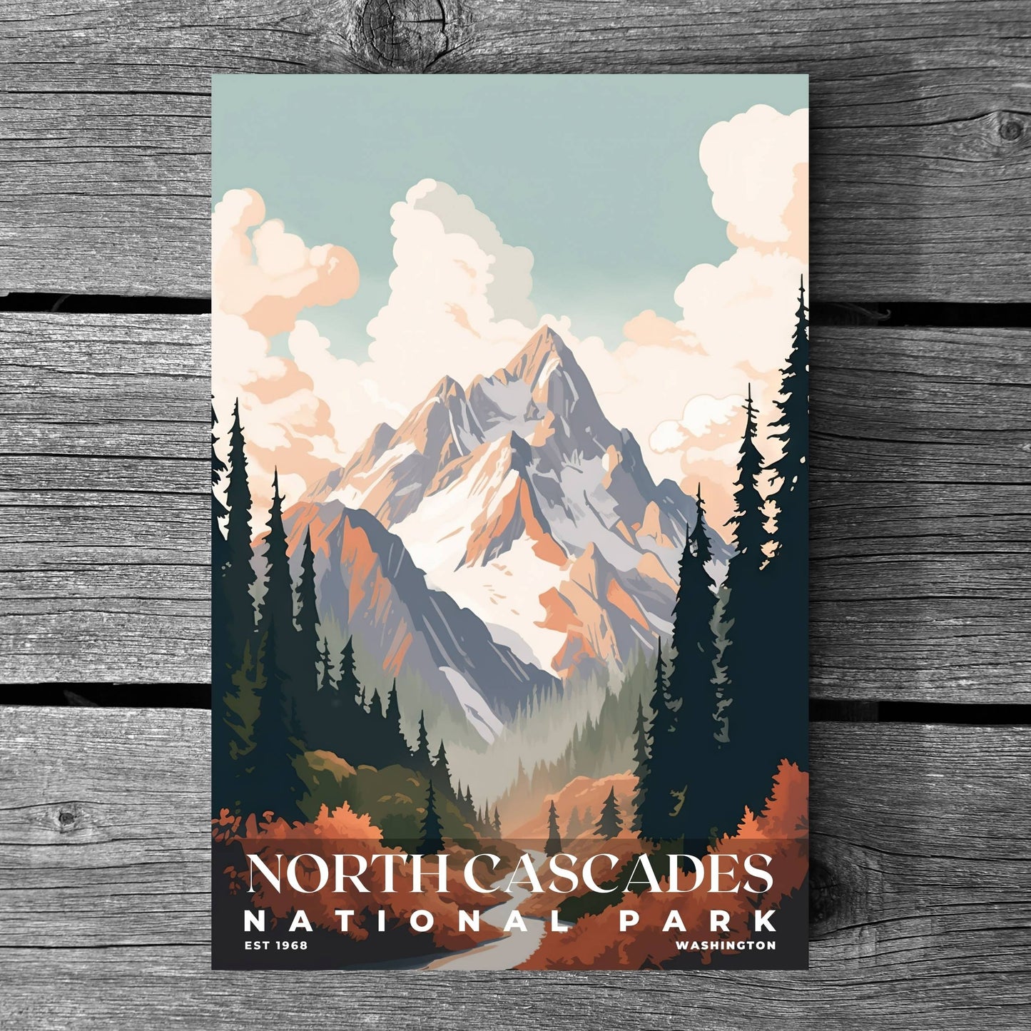 North Cascades National Park Poster | S03