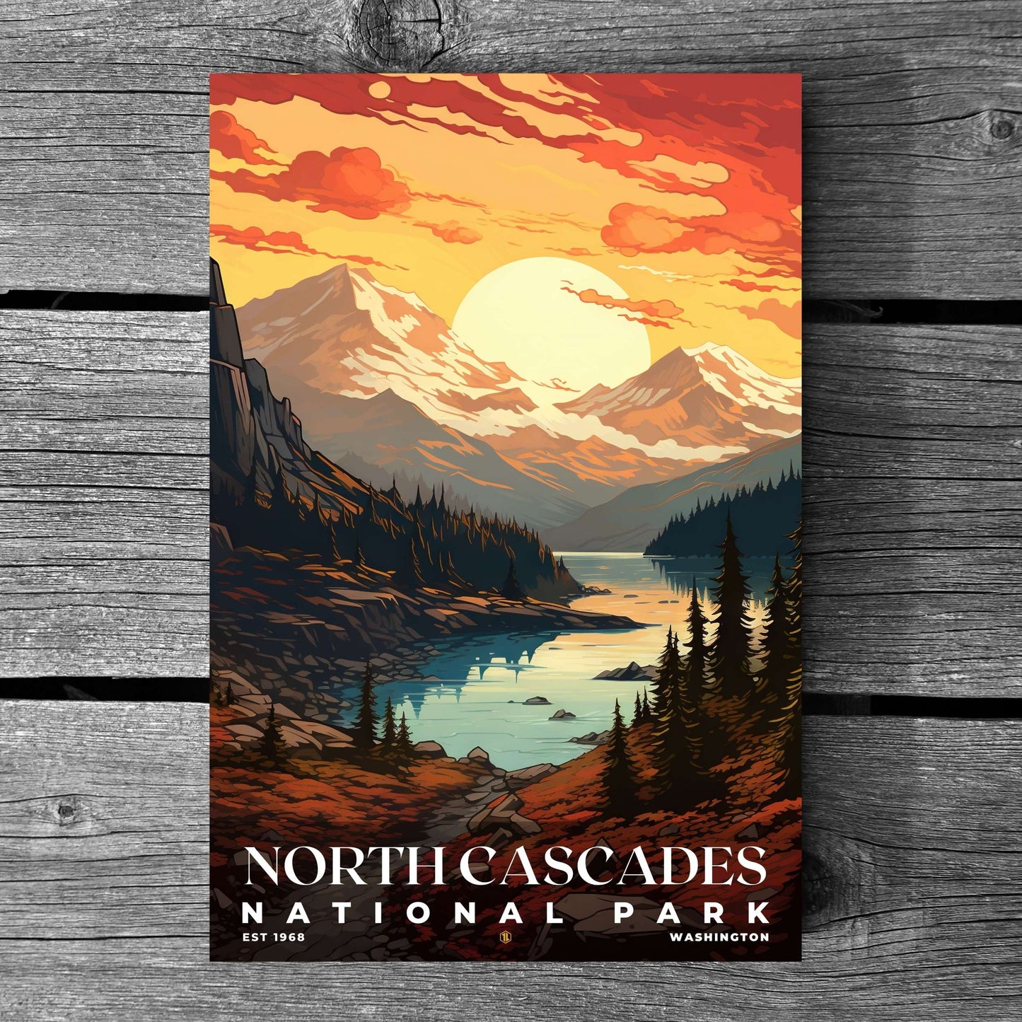 North Cascades National Park Poster | S07