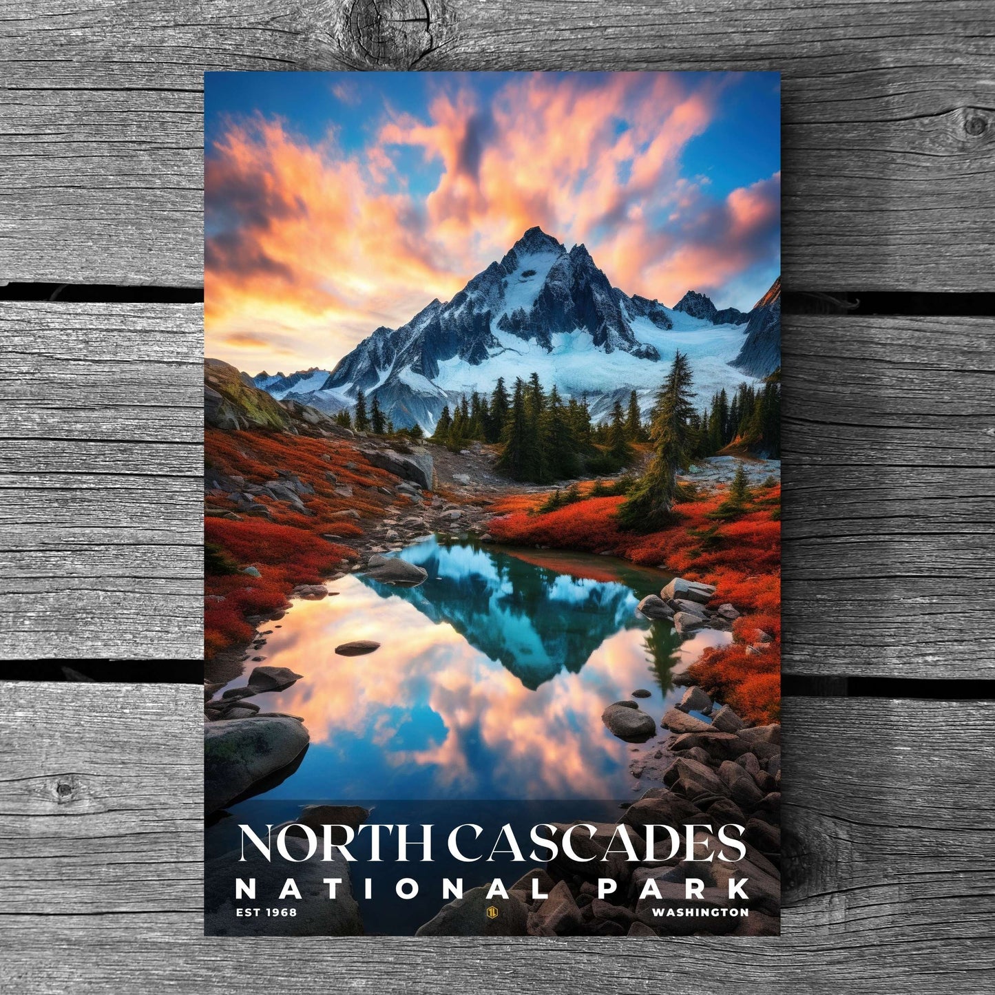 North Cascades National Park Poster | S10