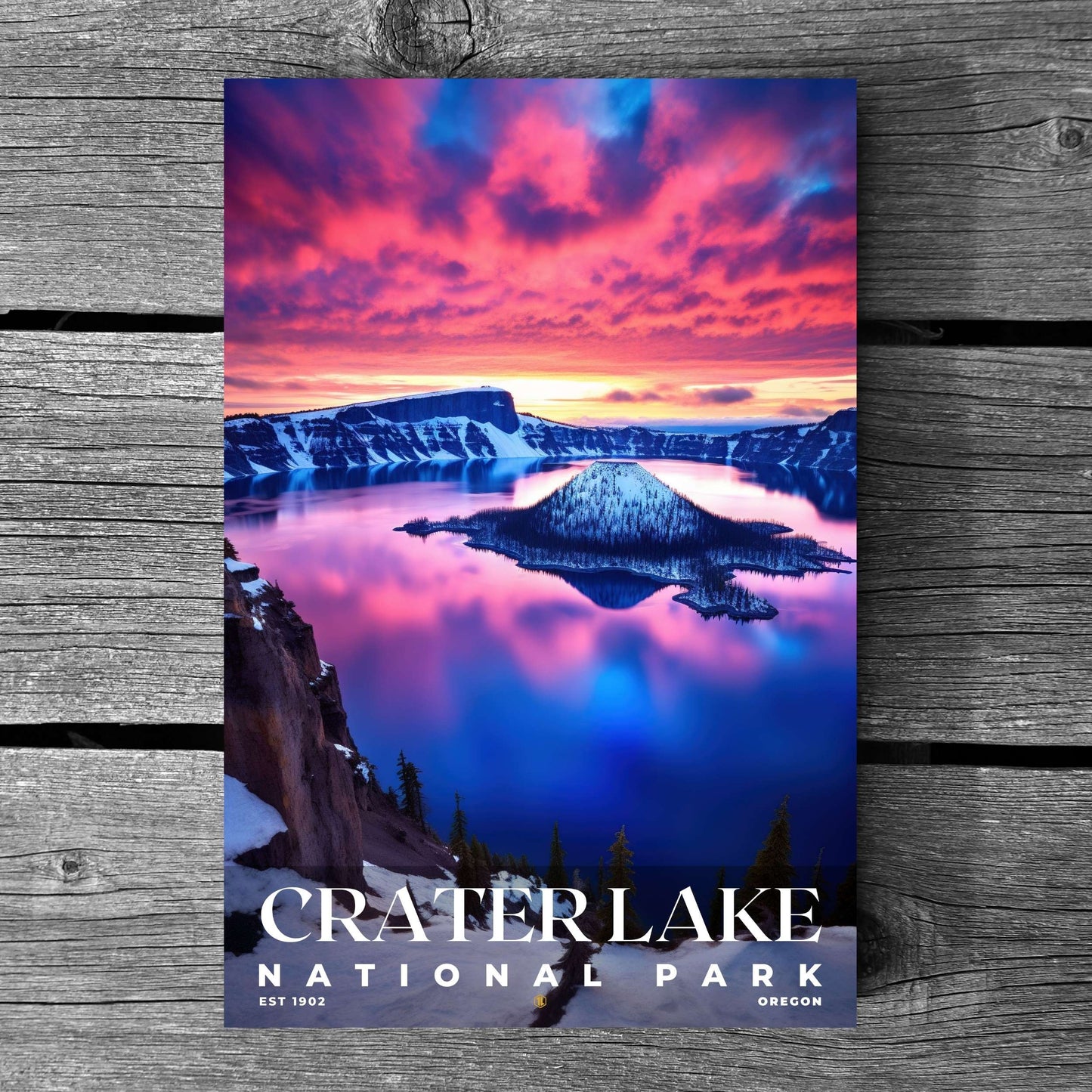 Crater Lake National Park Poster | S10