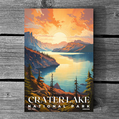 Crater Lake National Park Poster | S06