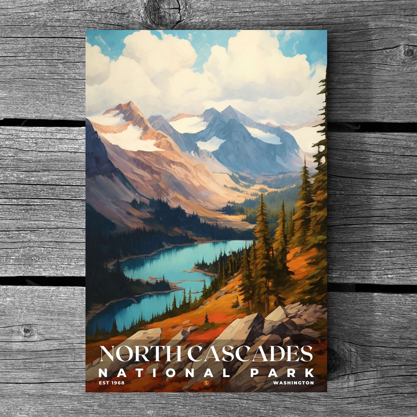 North Cascades National Park Poster | S06