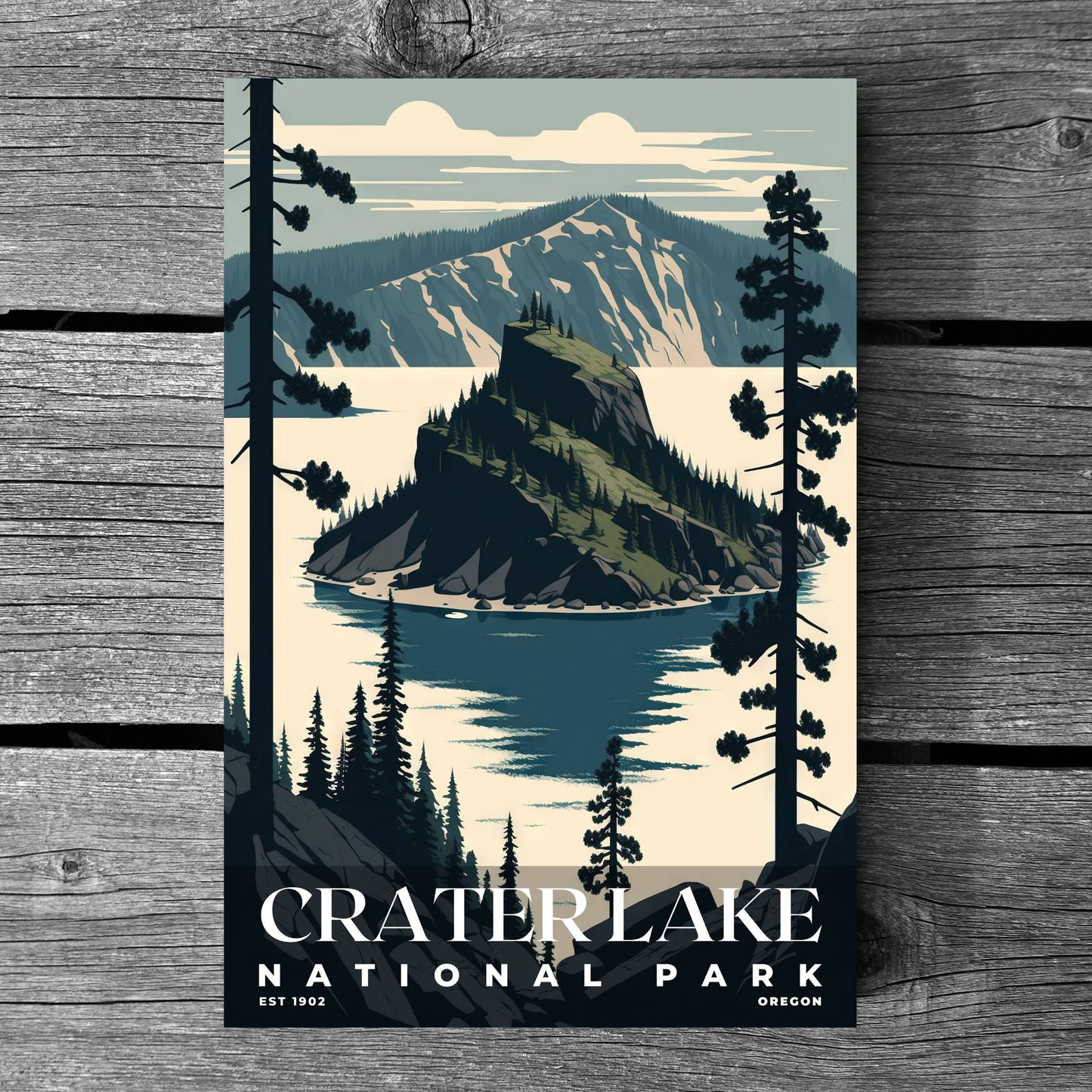 Crater Lake National Park Poster | S03