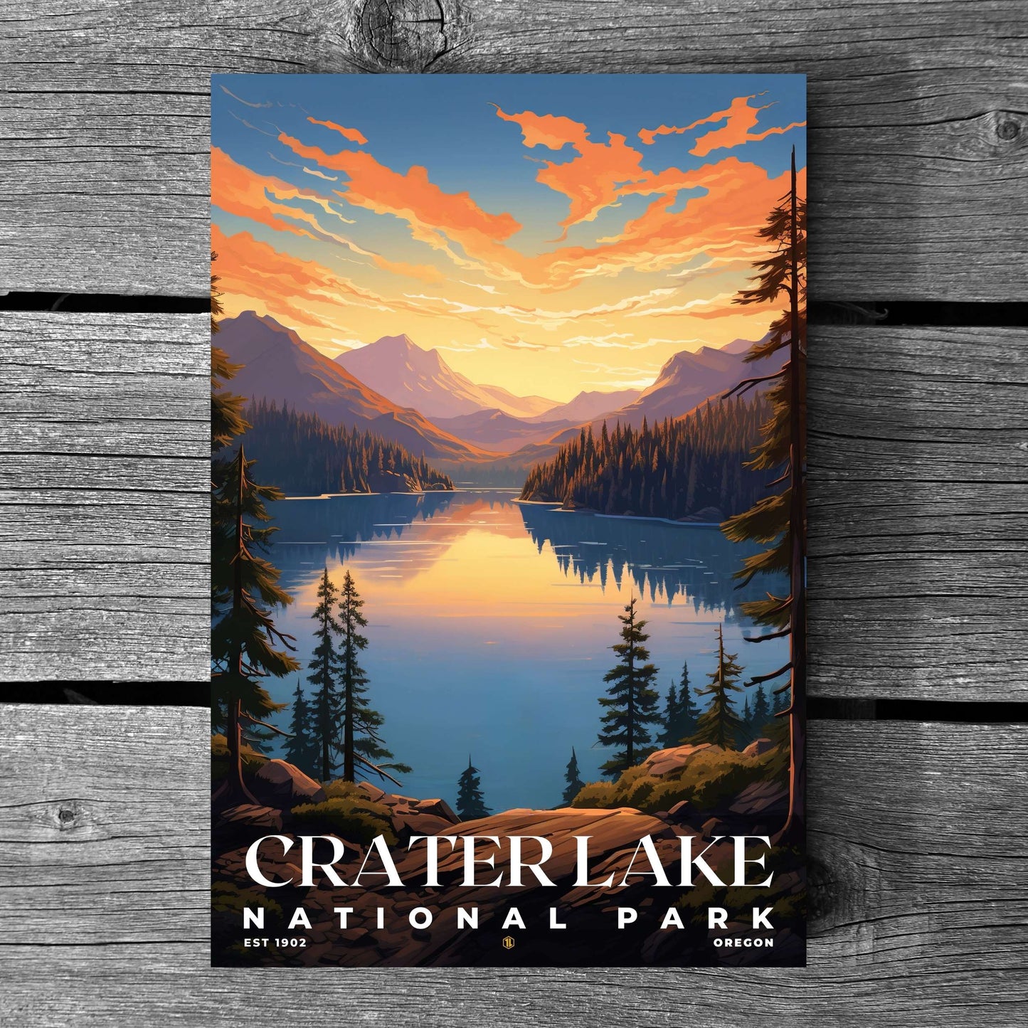 Crater Lake National Park Poster | S07