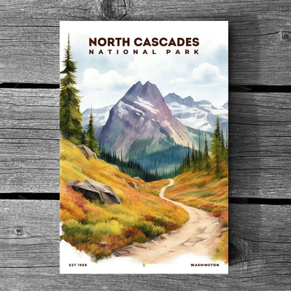 North Cascades National Park Poster | S08