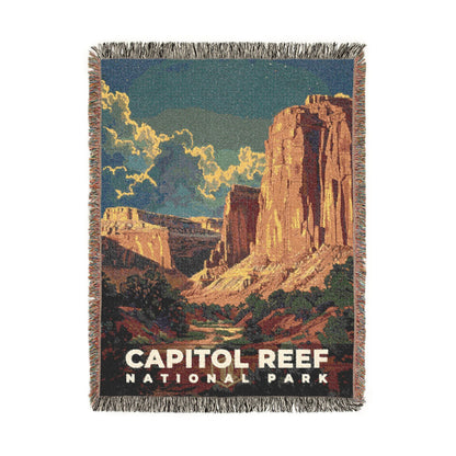 Capitol Reef National Park Woven Blanket | S11