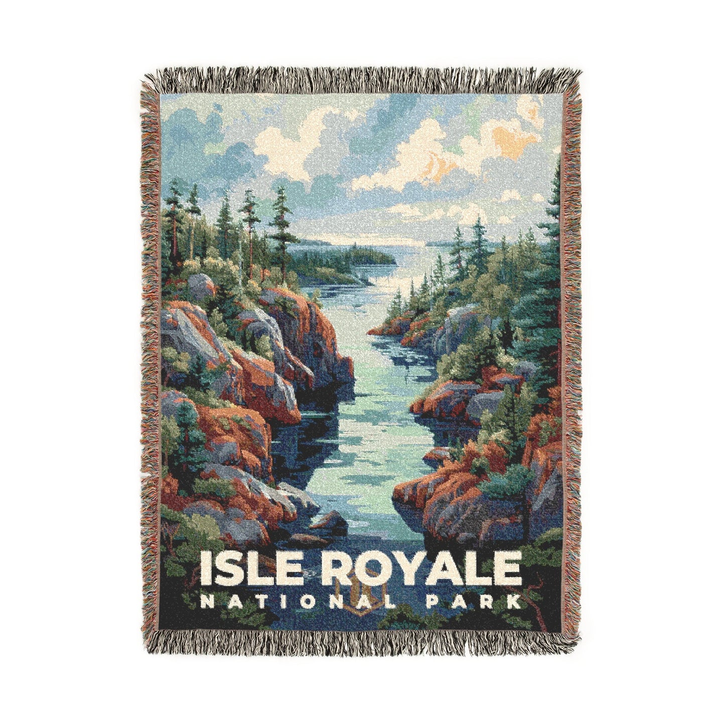 Isle Royale National Park Woven Blanket | S11