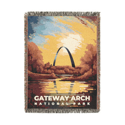 Gateway Arch National Park Woven Blanket | S06