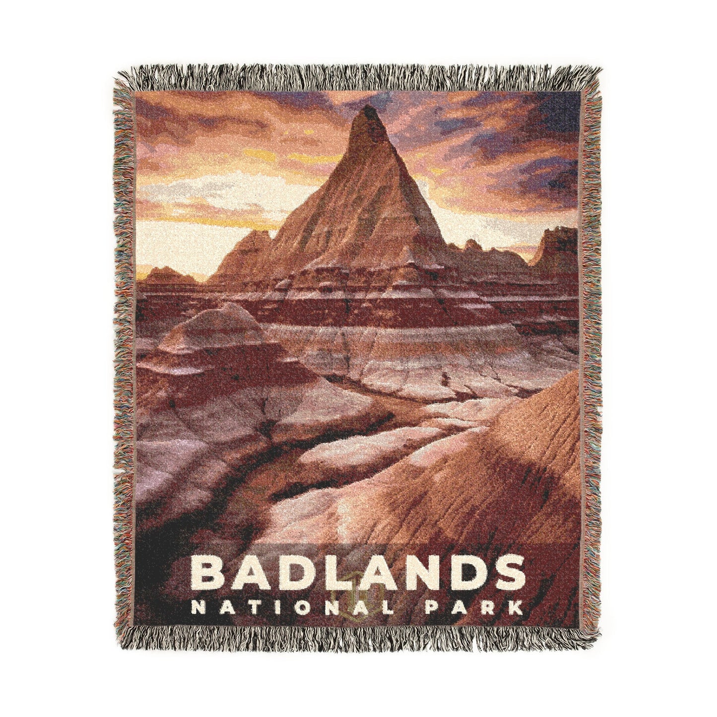 Badlands National Park Woven Blanket | S10