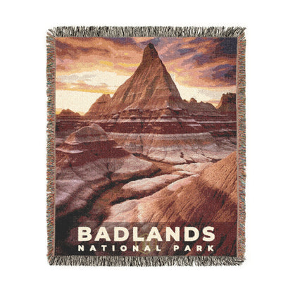 Badlands National Park Woven Blanket | S10
