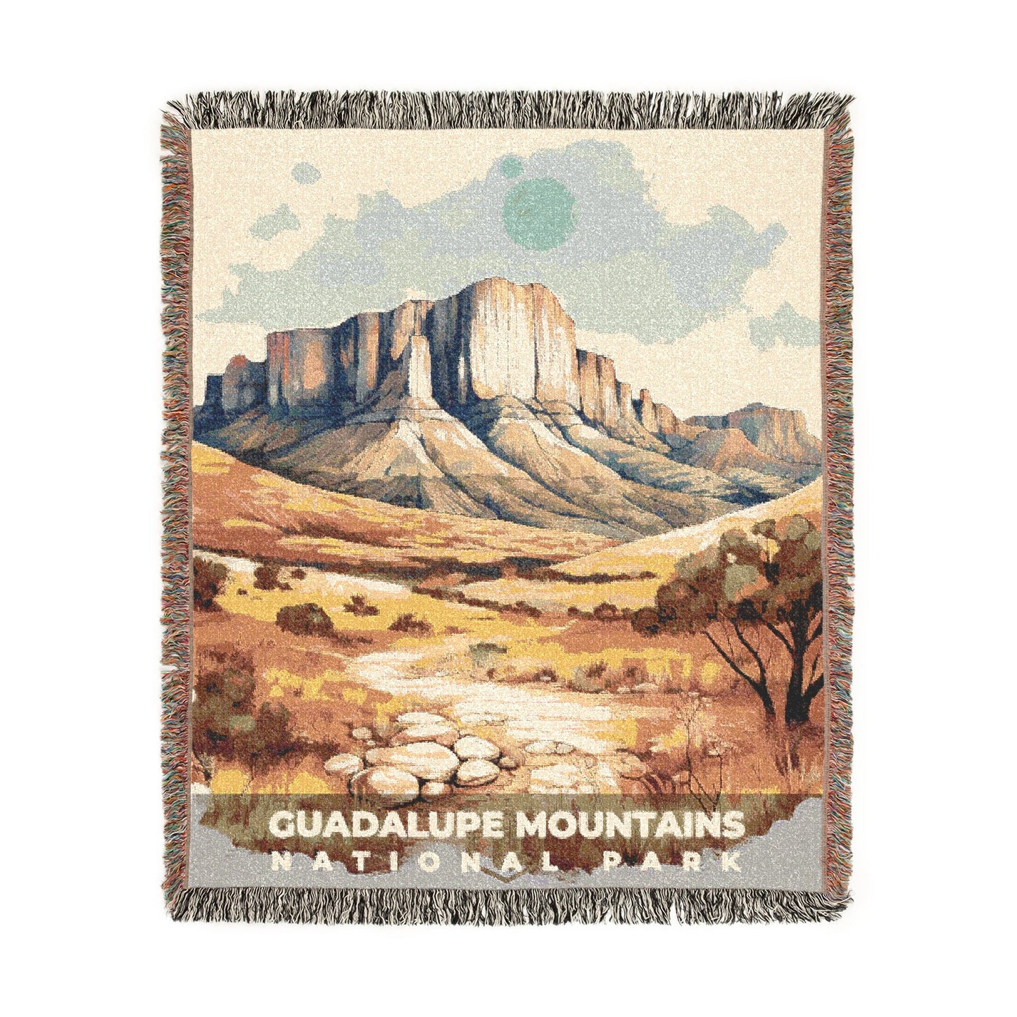 Guadalupe Mountains National Park Woven Blanket | S08