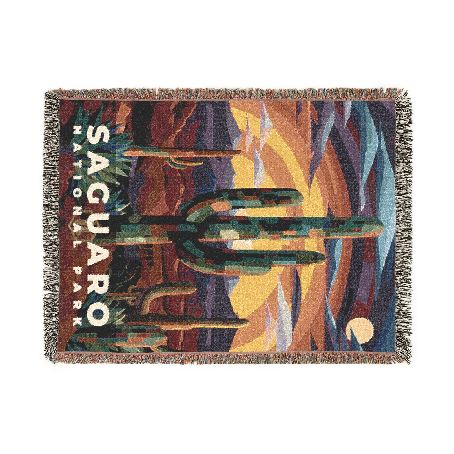 Saguaro National Park Woven Blanket | S20