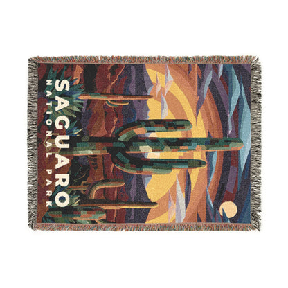 Saguaro National Park Woven Blanket | S20