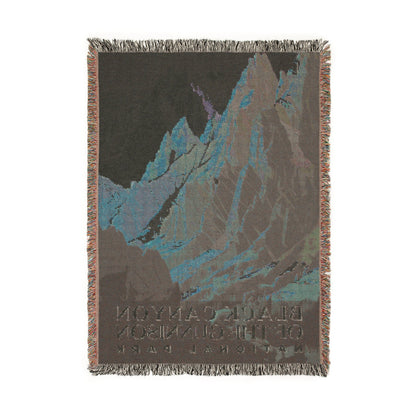 Black Canyon of the Gunnison National Park Woven Blanket | S01