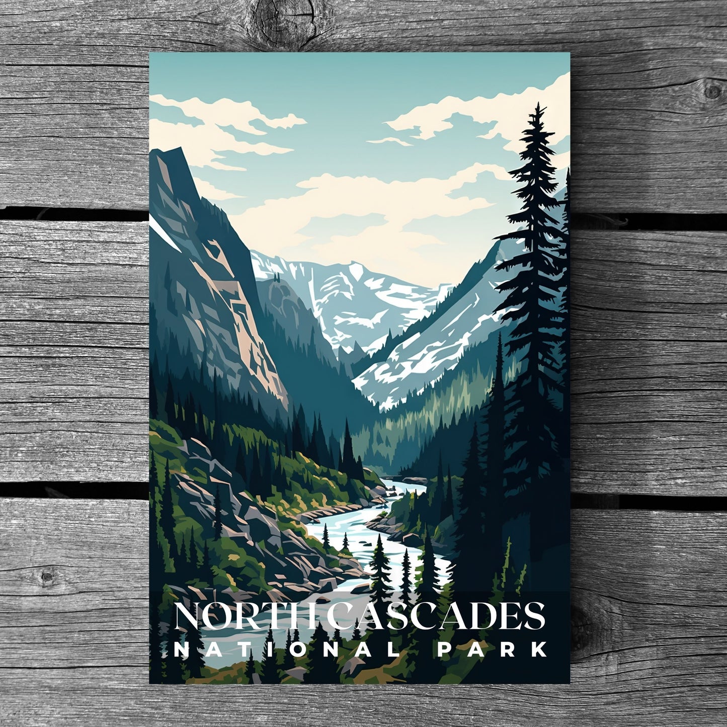 North Cascades National Park Poster | S01