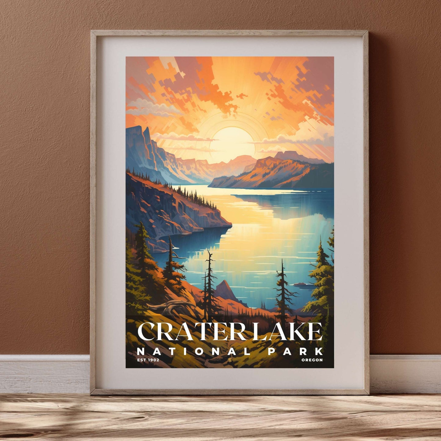 Crater Lake National Park Poster | S06