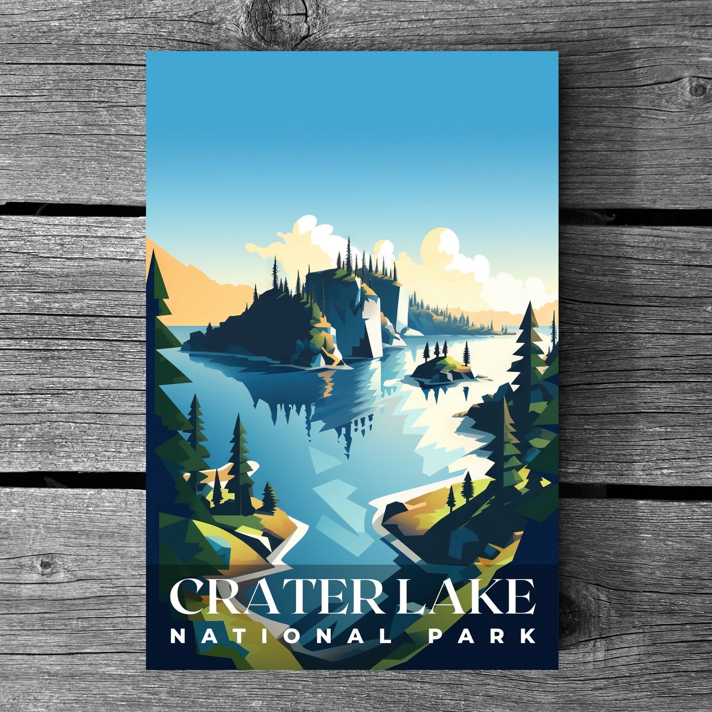 Crater Lake National Park Poster | S01