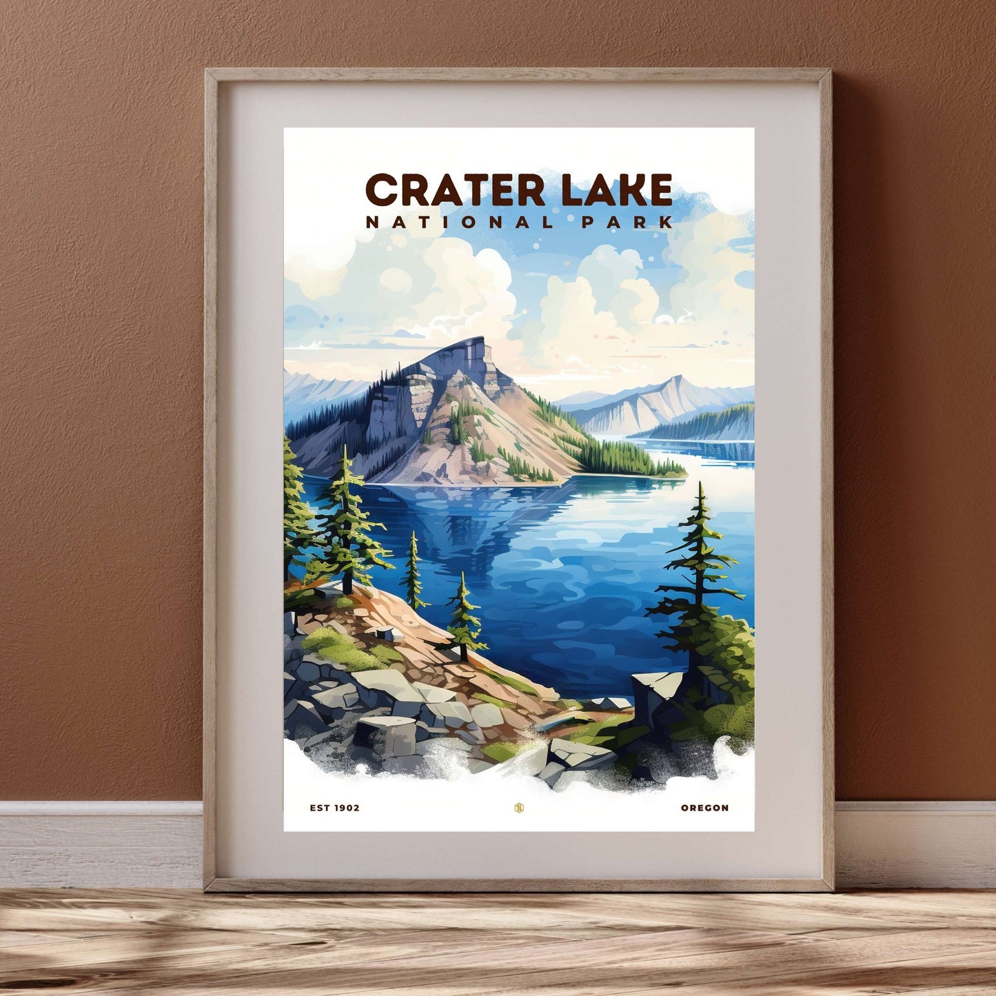 Crater Lake National Park Poster | S08