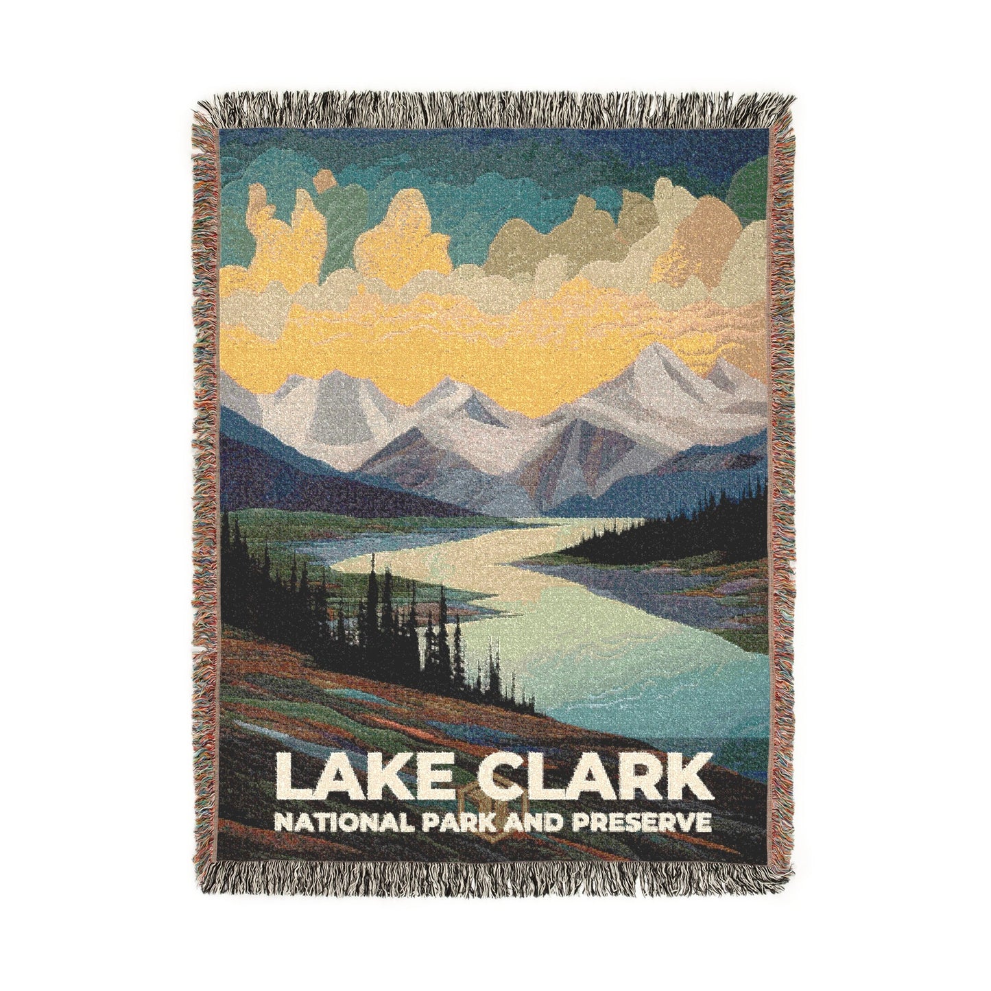 Lake Clark National Park Woven Blanket | S09