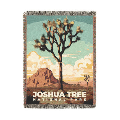 Joshua Tree National Park Woven Blanket | S07