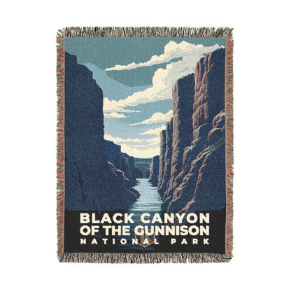 Black Canyon of the Gunnison National Park Woven Blanket | S20