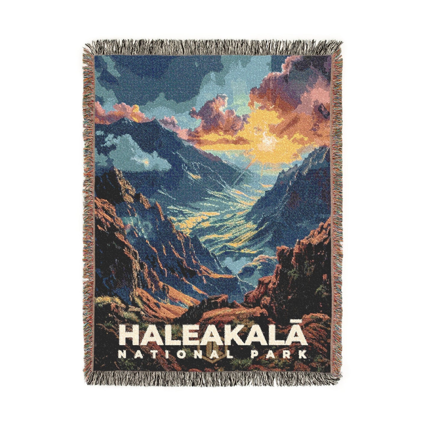 Haleakala National Park Woven Blanket | S16
