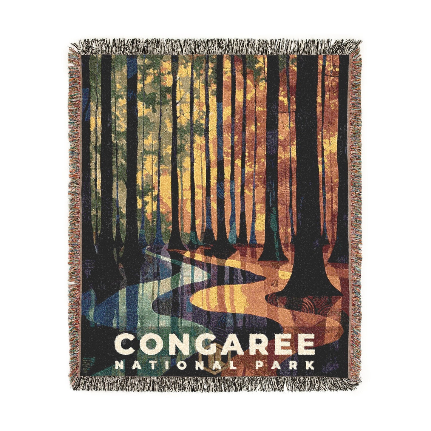 Congaree National Park Woven Blanket | S20