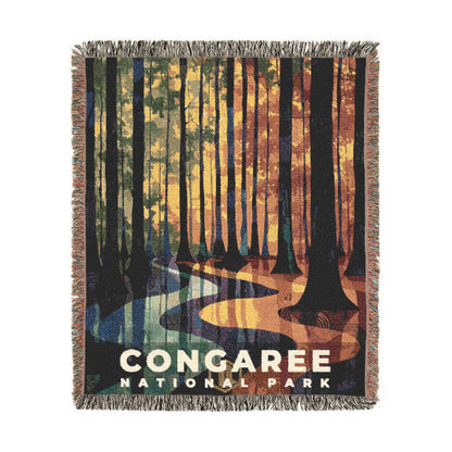 Congaree National Park Woven Blanket | S20