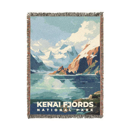 Kenai Fjords National Park Woven Blanket | S06